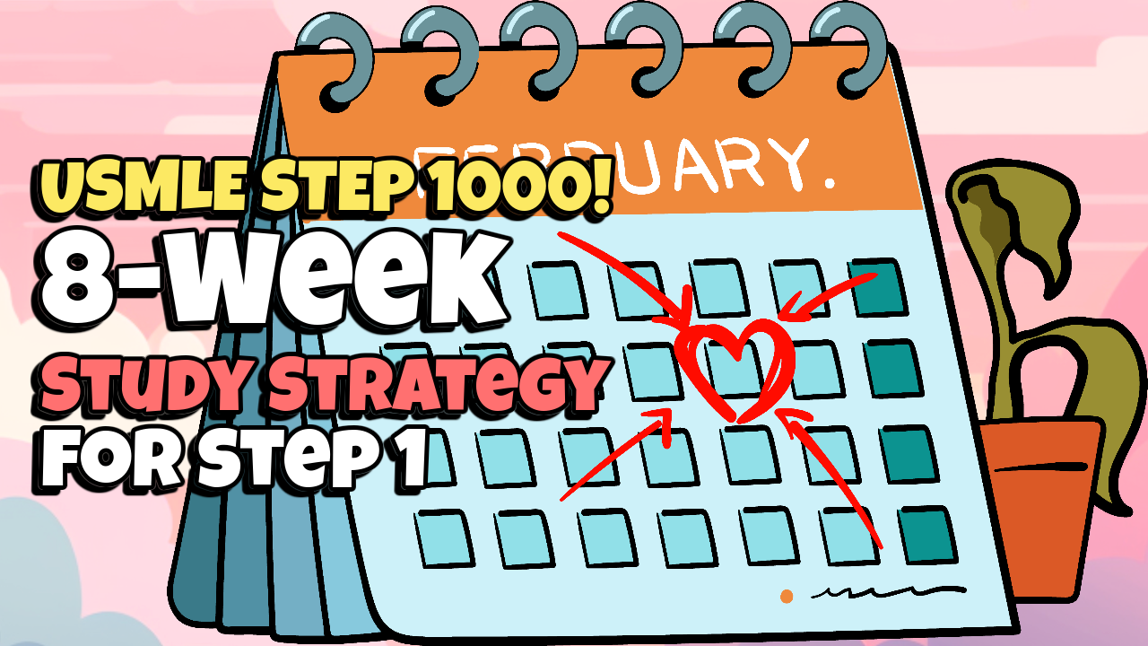 USMLESTEP1000 » 8-Week Study Strategy for Step 1